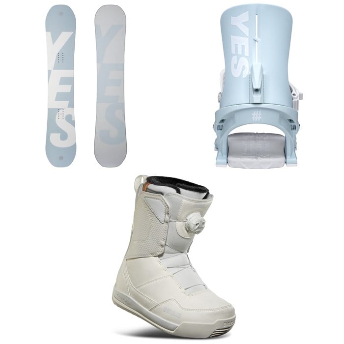 Yes. - Yes. Basic Snowboard + Vetta Snowboard Bindings + thirtytwo Shifty Boa Snowboard Boots - Women's 2026