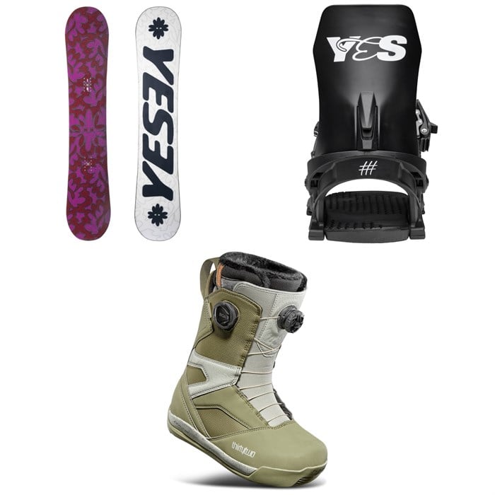 Yes. - Yes. Frenzy Snowboard + Rebel Snowboard Bindings + thirtytwo STW Double Boa Snowboard Boots - Women's 2026