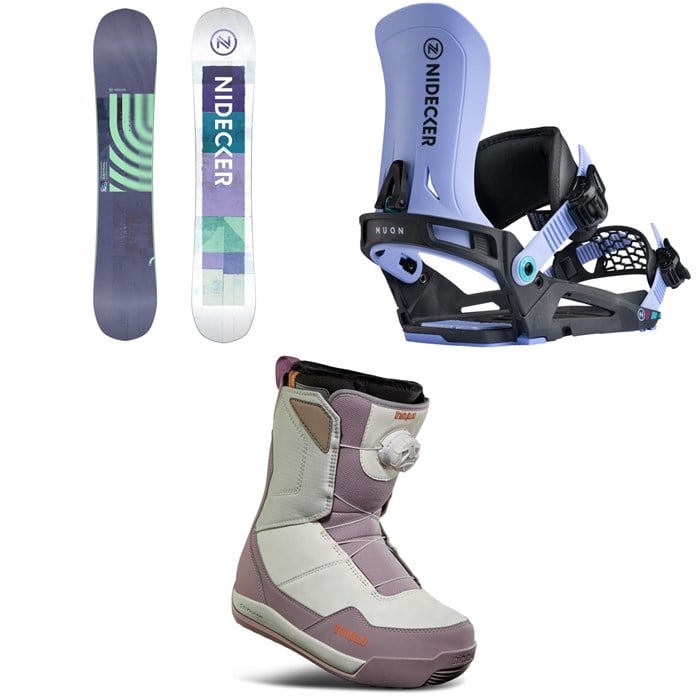 Nidecker - Nidecker Astral Snowboard + Muon Snowboard Bindings + thirtytwo Shifty Boa Snowboard Boots - Women's 2026