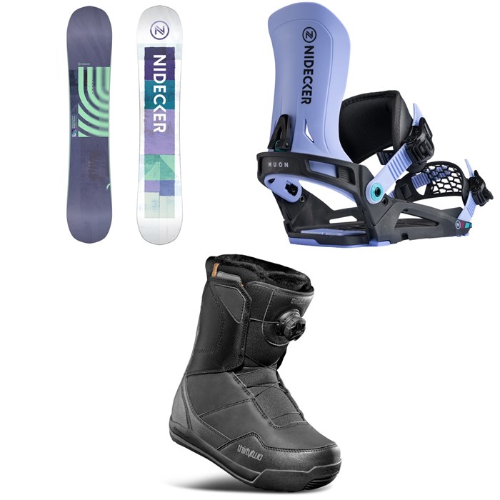Nidecker - Nidecker Astral Snowboard + Muon Snowboard Bindings + thirtytwo Shifty Boa Snowboard Boots - Women's 2026