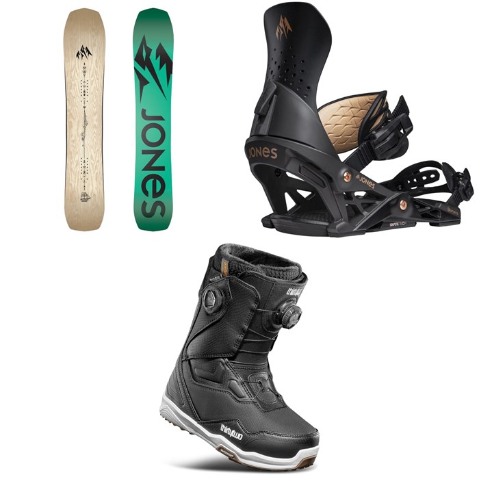 Jones - Jones Flagship Snowboard + Aurora Snowboard Bindings + thirtytwo TM-2 Double Boa Snowboard Boots - Women's 2026