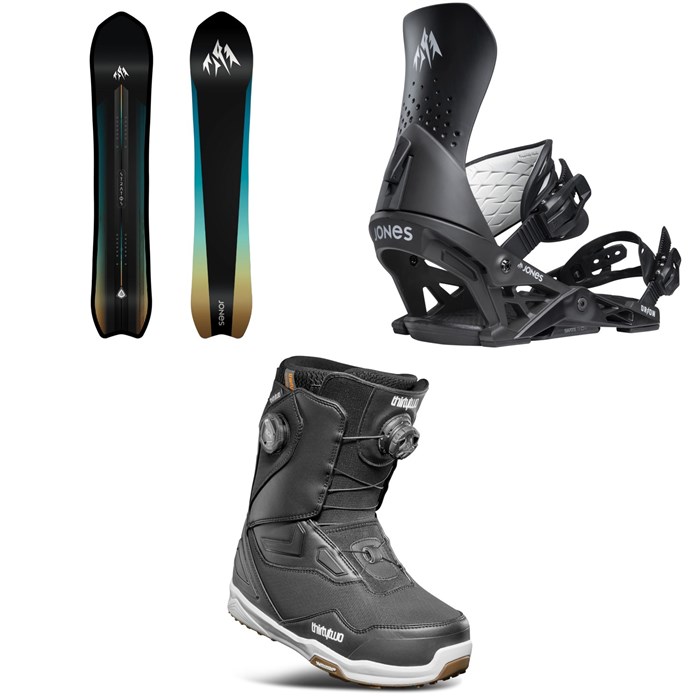 Jones - Jones Stratos Snowboard + Orion Snowboard Bindings + thirtytwo TM-2 Double Boa Snowboard Boots 2026