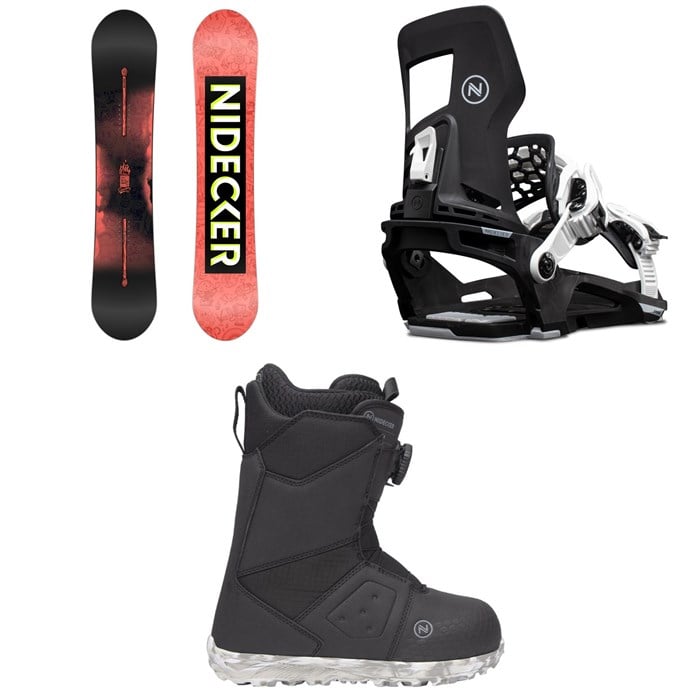 Nidecker - Nidecker Sensor Pro Snowboard + Prime Snowboard Bindings + Micron Snowboard Boots - Kids' 2026