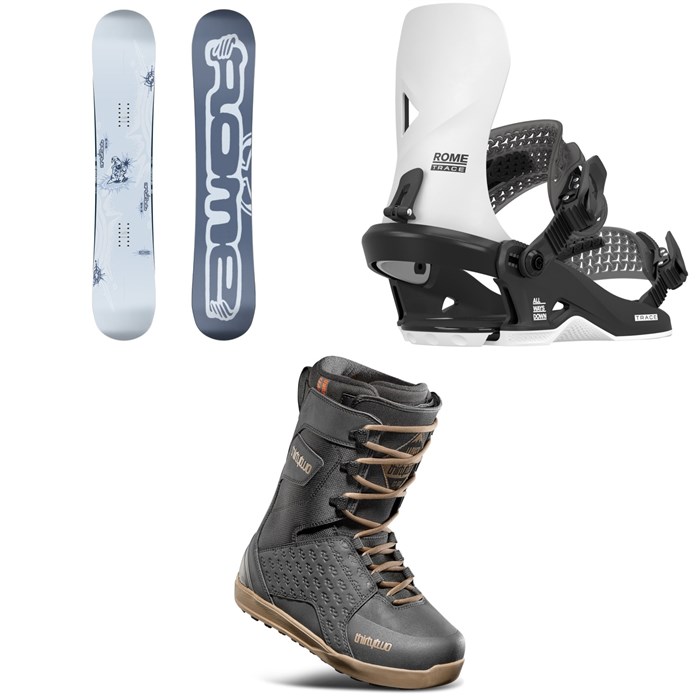 Rome - Rome Artifact Snowboard + Trace HW Snowboard Bindings + thirtytwo Lashed Snowboard Boots 2026