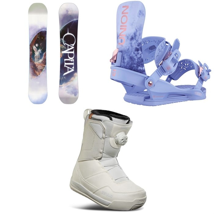 CAPiTA - CAPiTA Space Metal Fantasy Snowboard + Union Juliet Snowboard Bindings + thirtytwo Shifty Boa Snowboard Boots - Women's 2026