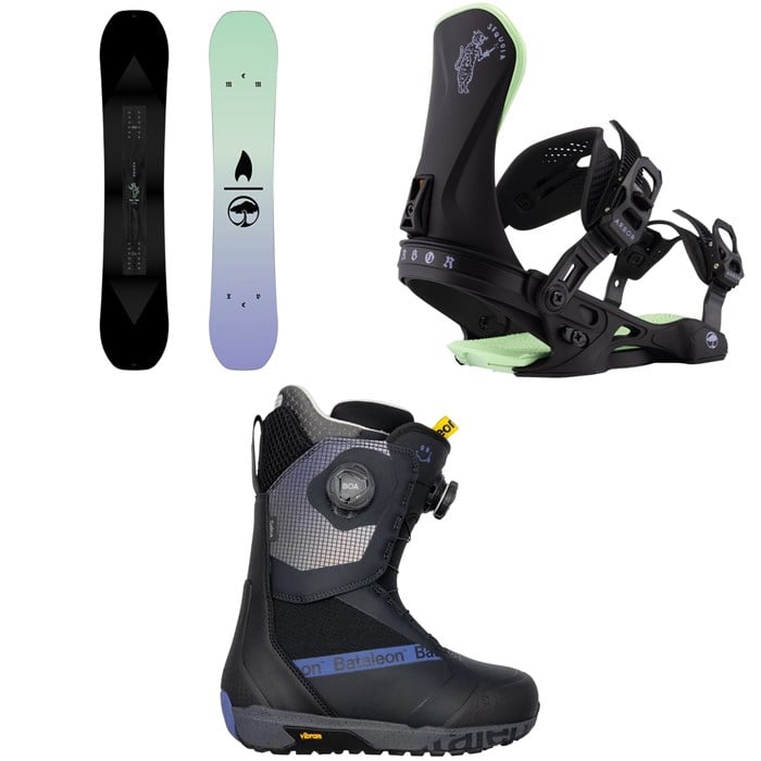 Arbor - Kuro Neko Snowboard + Sequoia Snowboard Bindings + Bataleon Salsa Boa Snowboard Boots - Women's 2026