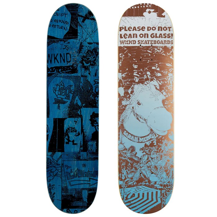 WKND - WKND Please Do Not Lean On Glass Sarah Meurle 8.125 Skateboard Deck