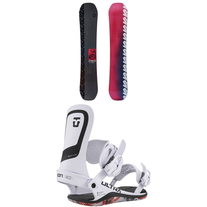 K2 - K2 Afterblack Snowboard + Union Ultra Snowboard Bindings 2026