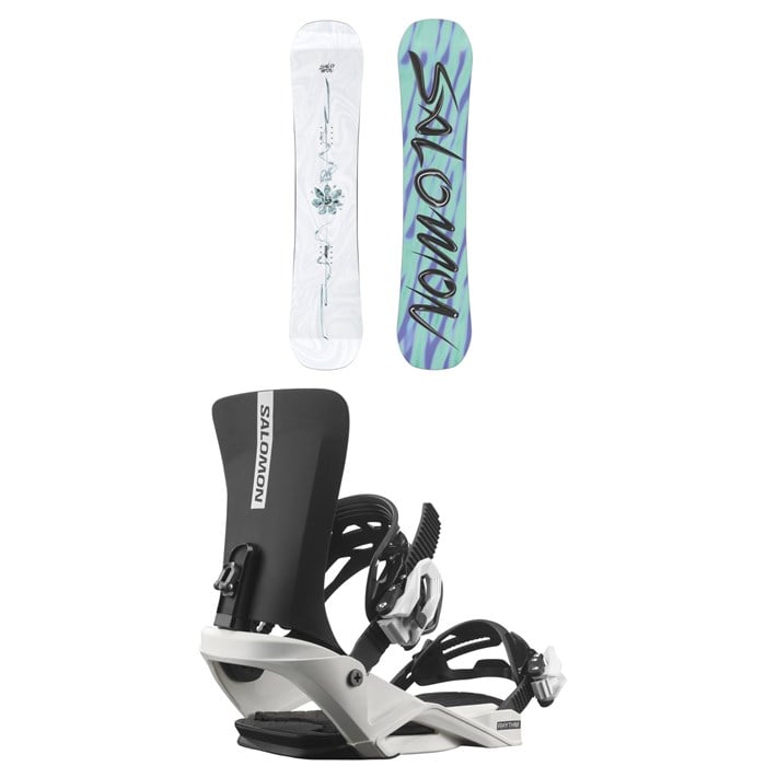 Salomon - Oh Yeah Grom Snowboard + Rhythm Jr Snowboard Bindings - Kids' 2026