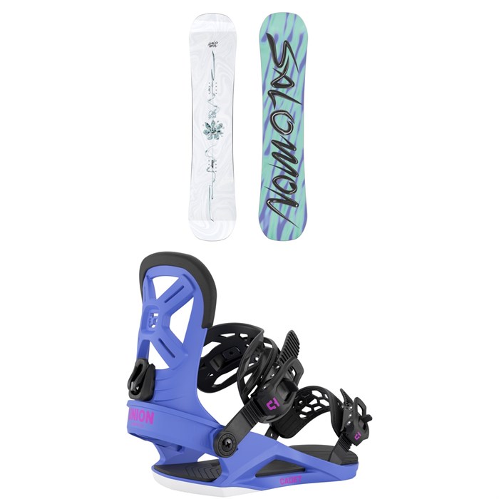Salomon - Salomon Oh Yeah Grom Snowboard + Union Cadet Snowboard Bindings - Kids' 2026