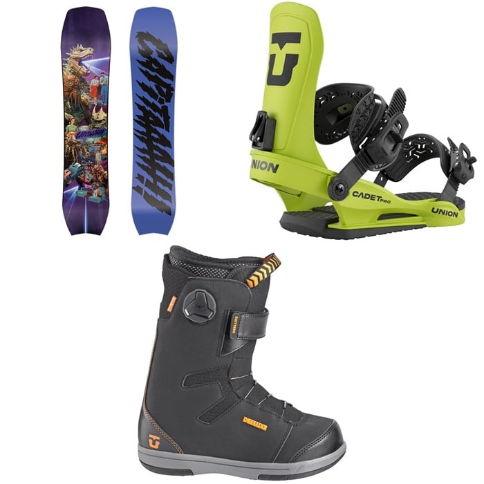 CAPiTA - Children Of The Pow Snowboard + Union Cadet Pro Snowboard Bindings + Cadet Snowboard Boots - Kids' 2026
