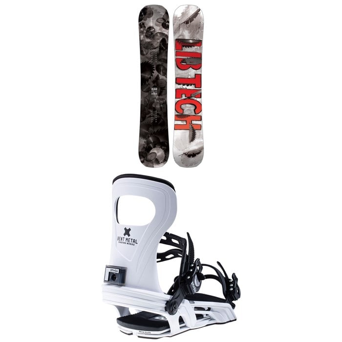 Lib Tech - Legitimizer Snowboard + Bent Metal Bolt Snowboard Bindings 2026