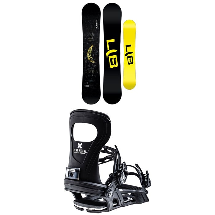 Lib Tech - Lib Tech Skate Banana BTX Snowboard + Bent Metal Bolt Snowboard Bindings 2026