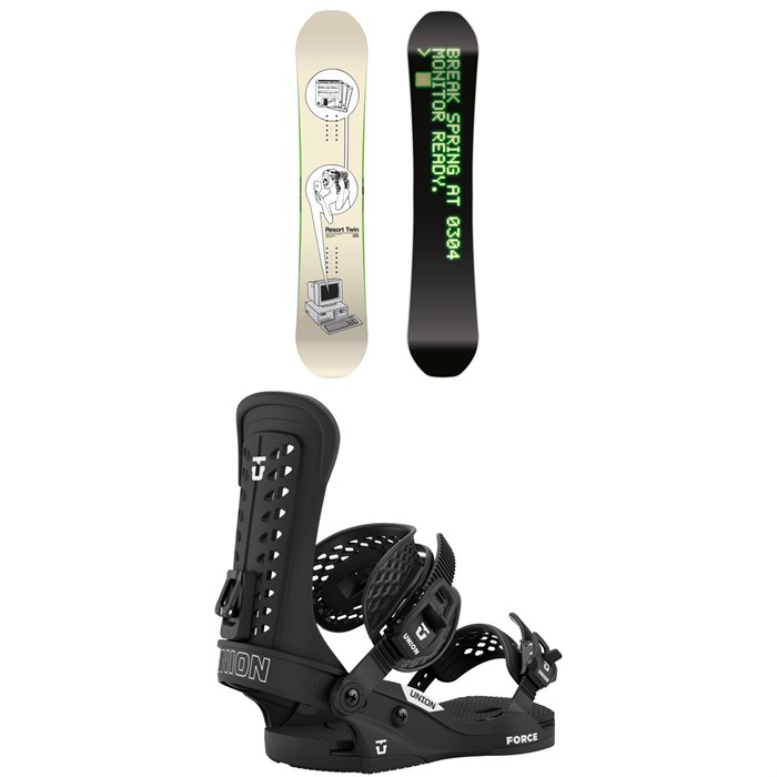 CAPiTA - CAPiTA Spring Break Resort Twin Snowboard + Union Force Classic Snowboard Bindings 2026
