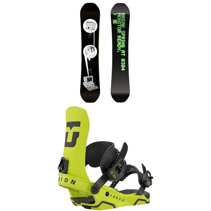 CAPiTA - Spring Break Resort Twin Snowboard + Union Force Snowboard Bindings 2026