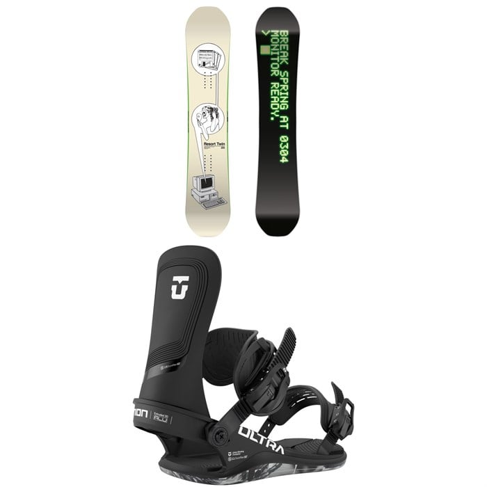 CAPiTA - CAPiTA Spring Break Resort Twin Snowboard + Union Ultra Snowboard Bindings 2026