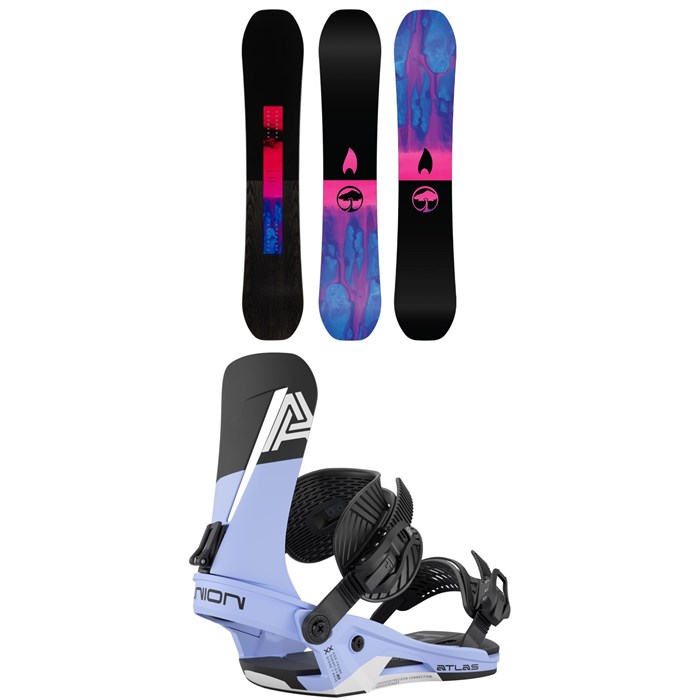 Arbor - Rain Snowboard + Union Atlas Snowboard Bindings 2026