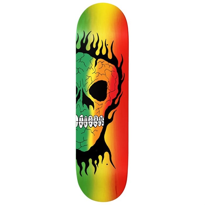 Baker - Baker Tyson Rasta Skull 8.25 Skateboard Deck