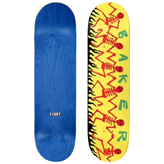 Baker - Baker Figgy Dancing Skellies 8.5 Skateboard Deck