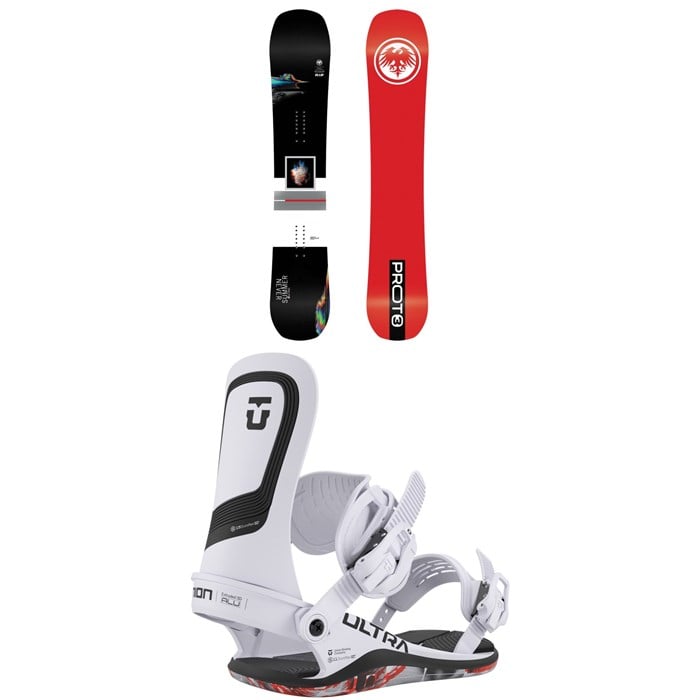 Never Summer - Never Summer Proto Type 3 Snowboard + Union Ultra Snowboard Bindings 2026