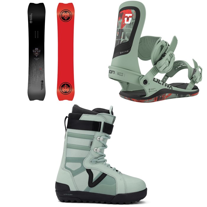 Never Summer - Never Summer V-Twin Snowboard + Union Ultra Snowboard Bindings + Vans Hi-Standard Pro Snowboard Boots 2026