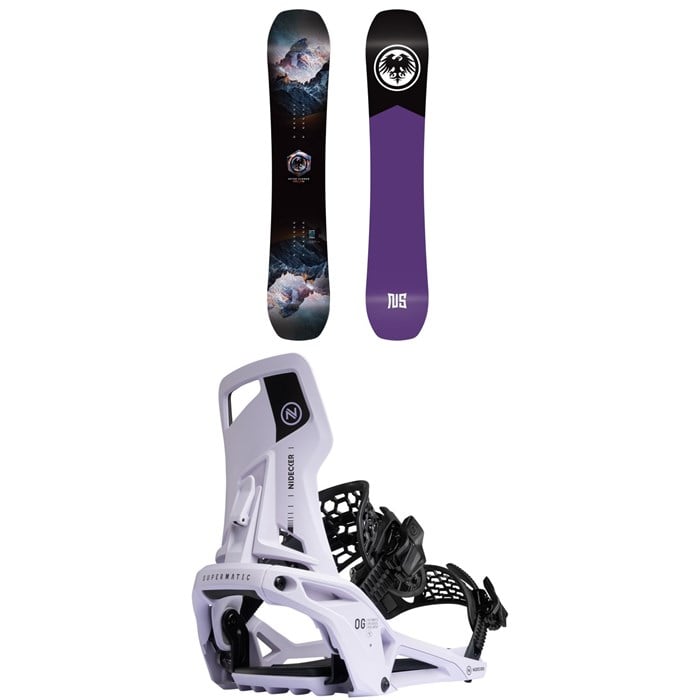 Never Summer - Never Summer Proto Type 3 Snowboard + Nidecker OG Supermatic Snowboard Bindings - Women's 2026