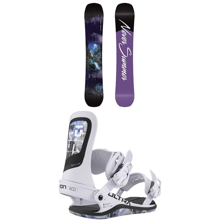 Never Summer - Never Summer Proto T3 FR Snowboard + Union Ultra Snowboard Bindings - Women's 2026