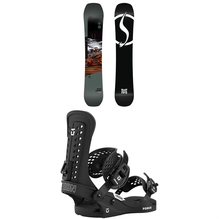 Never Summer - Never Summer Benchmark Snowboard + Union Force Classic Snowboard Bindings 2026