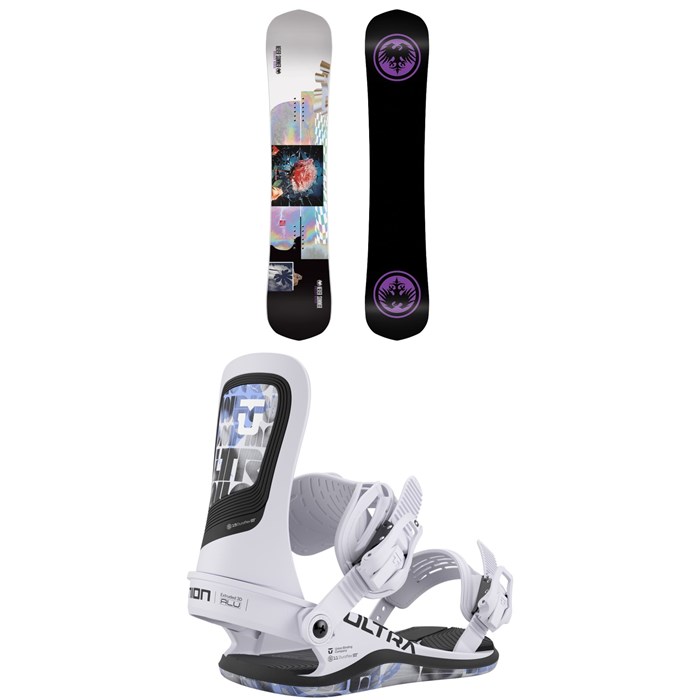 Never Summer - Never Summer Breezy Rider Snowboard + Union Ultra Snowboard Bindings - Women's 2026