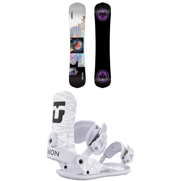 Never Summer - Breezy Rider Snowboard + Union Legacy Snowboard Bindings - Women's 2026