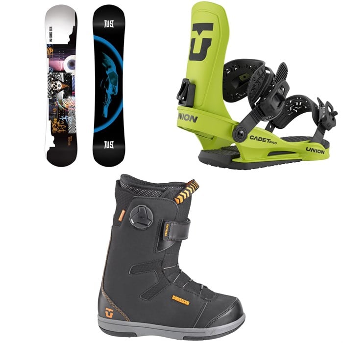 Never Summer - Never Summer Proto Wilder Snowboard + Union Cadet Pro Snowboard Bindings + Union Cadet Snowboard Boots - Kids' 2026
