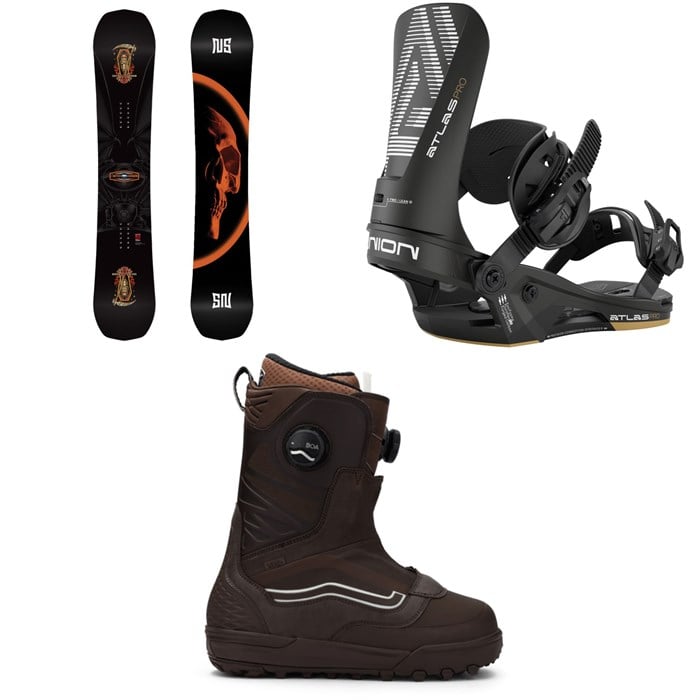 Never Summer - Never Summer Easy Rider Snowboard + Union Atlas Pro Snowboard Bindings + Vans Verse Snowboard Boots 2026