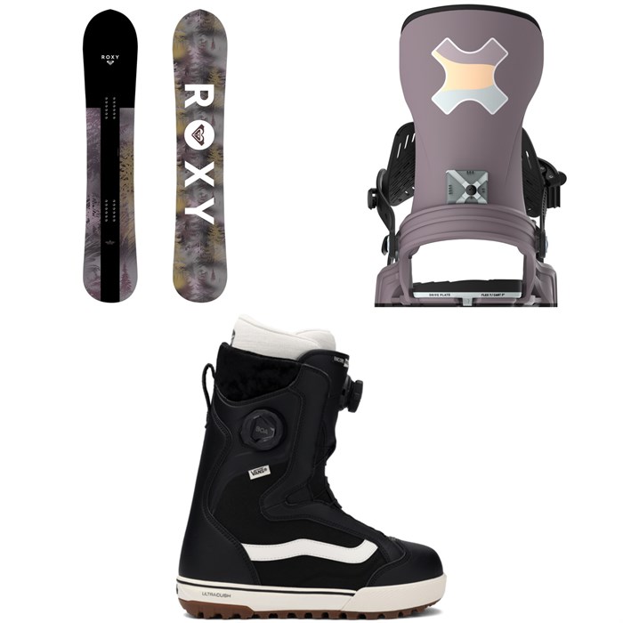 Roxy - Roxy Smoothie C2 Snowboard + Bent Metal Stylist Snowboard Bindings + Vans Encore Pro Snowboard Boots - Women's 2026