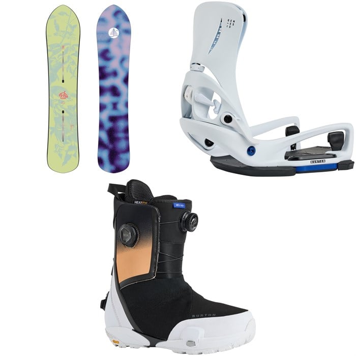 Burton - Burton Family Tree Sketch Artist Snowboard + Step On Genesis EST Snowboard Bindings + Waverange X Step On Snowboard Boots 2026