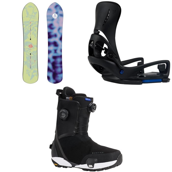 Burton - Burton Family Tree Sketch Artist Snowboard + Step On Genesis EST Snowboard Bindings + Waverange X Step On Snowboard Boots 2026