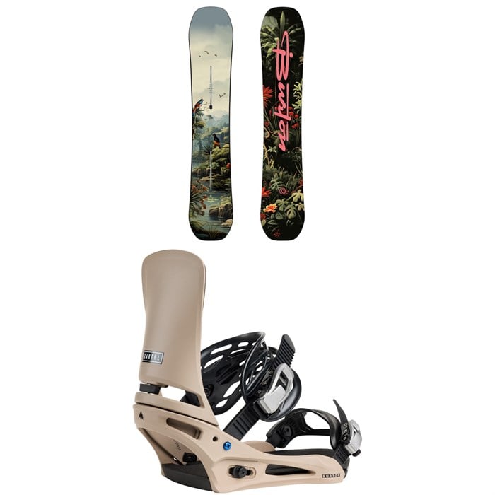 Burton - Burton Custom Flying V Snowboard + Cartel Snowboard Bindings 2026