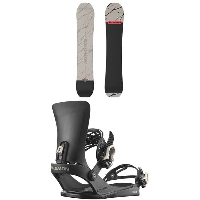 Salomon - Salomon Overcast Snowboard + EDB X Snowboard Bindings 2026