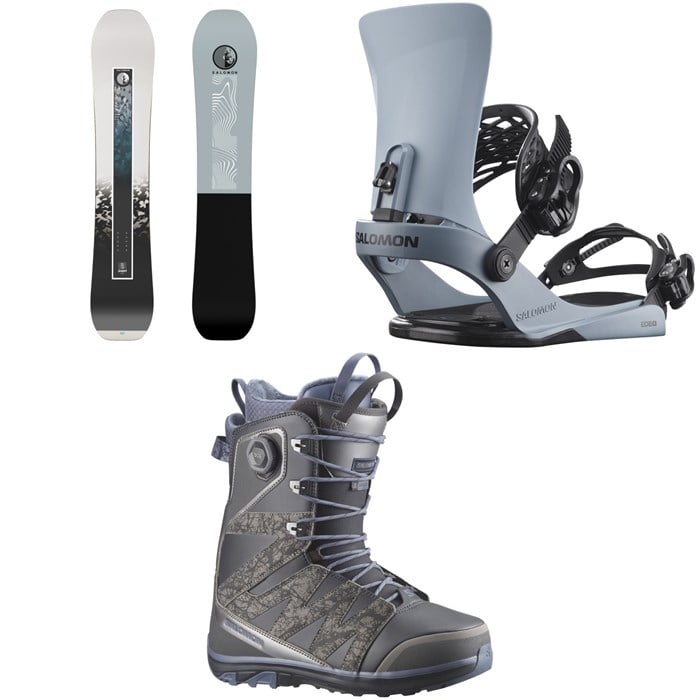Salomon - Salomon Sight X Snowboard + EDB X Snowboard Bindings + X Approach Lace SJ Boa Snowboard Boots 2026