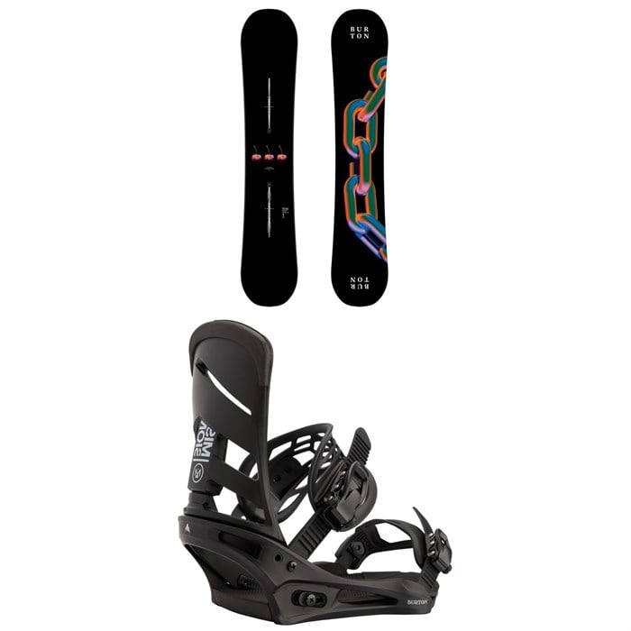 Burton - Burton Cultivator Snowboard + Mission Snowboard Bindings 2026
