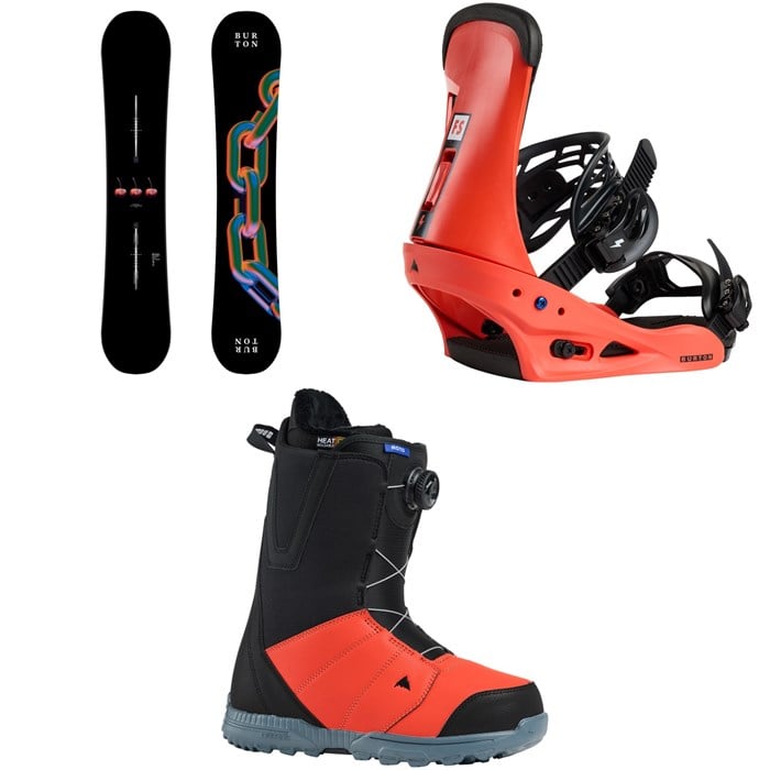 Burton - Burton Cultivator Snowboard + Freestyle Snowboard Bindings + Moto Boa Snowboard Boots 2026