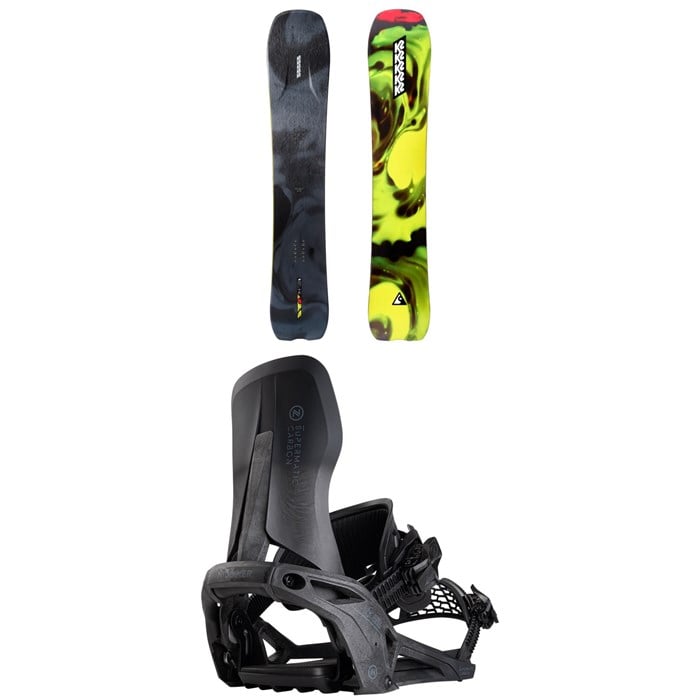 K2 - K2 Alchemist Snowboard + Nidecker Supermatic Carbon Snowboard Bindings 2026