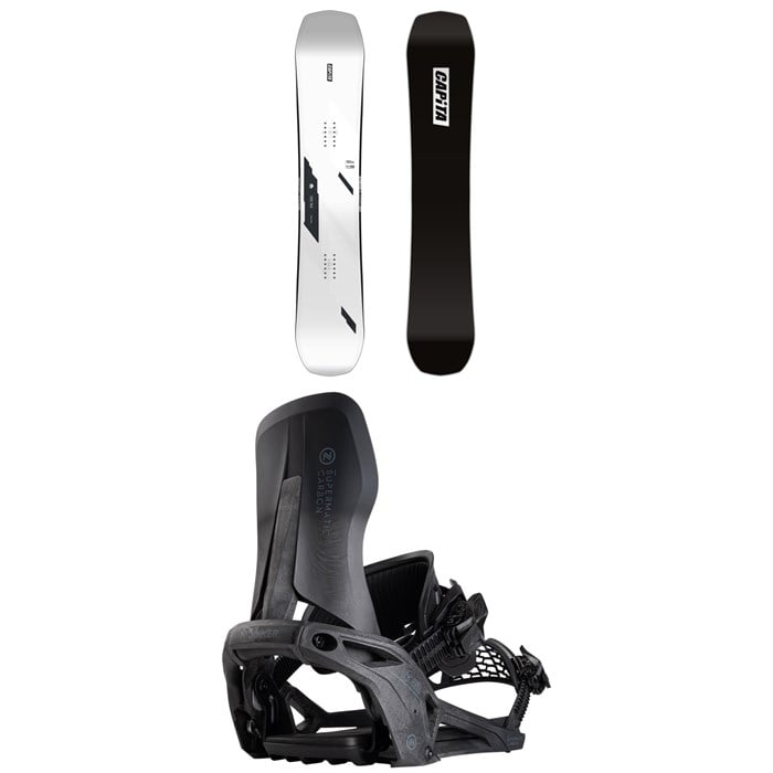 CAPiTA - CAPiTA Mega Death Snowboard + Nidecker Supermatic Carbon Snowboard Bindings 2026