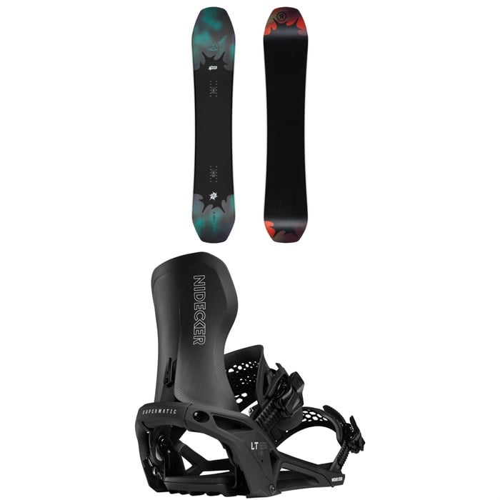 Ride - Ride Deep Fake Snowboard + Nidecker LT Supermatic Snowboard Bindings 2026