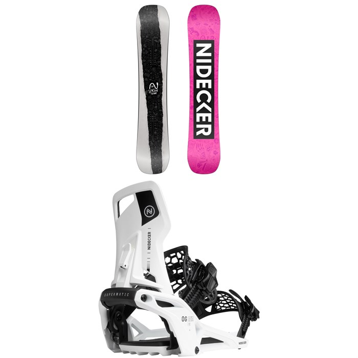 Nidecker - Nidecker Sensor Team Snowboard + OG Supermatic Snowboard Bindings 2026