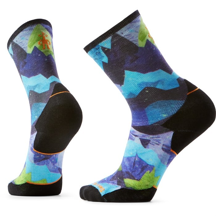 Smartwool - Smartwool Trail Run Targeted Cushion Summit Sector Print Crew Socks - Men's