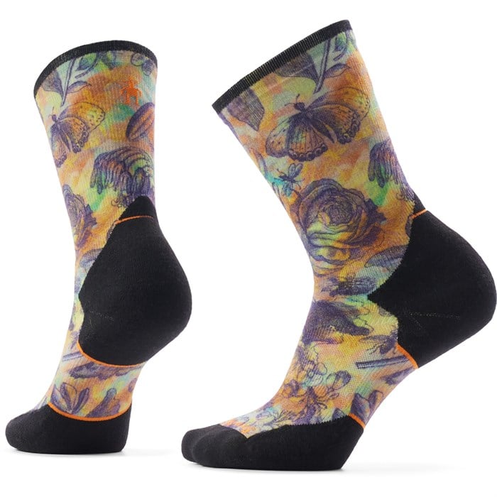 Smartwool - Smartwool Trail Run Targeted Cusion Floral Party Print Crew Socks - Women's