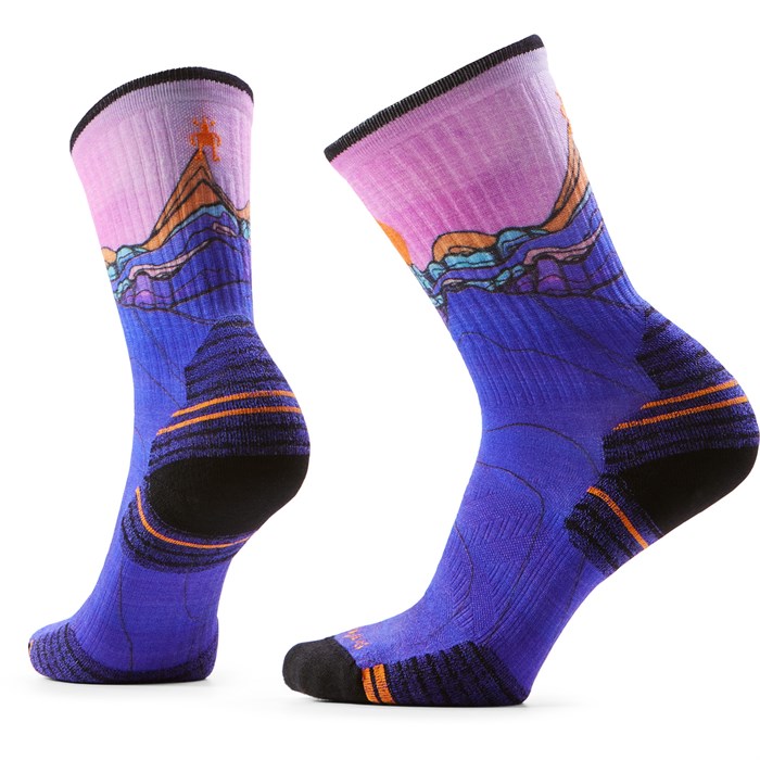 Smartwool - Smartwool Hike Targeted Cushion Mountain Surprise Print Crew Socks - Women's
