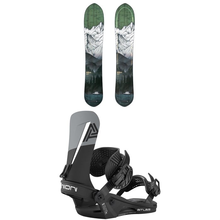 Rossignol - Rossignol XV Slashimi Snowboard + Union Atlas Snowboard Bindings 2026
