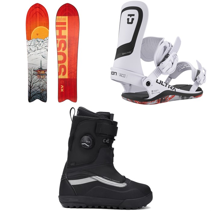 Rossignol - Rossignol XV Sushi Snowboard + Union Ultra Snowboard Bindings + Vans Infuse Snowsurf Snowboard Boots 2026