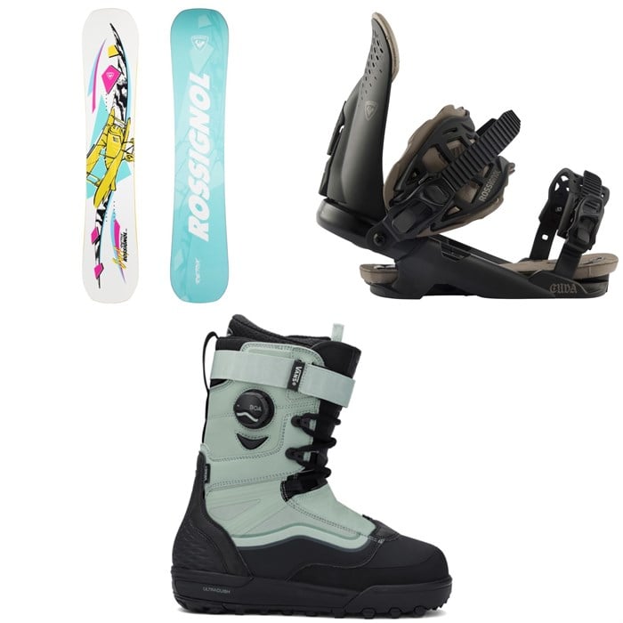 Rossignol - Rossignol Retox Snowboard + Cuda Snowboard Bindings + Vans Infuse Snowboard Boots 2026